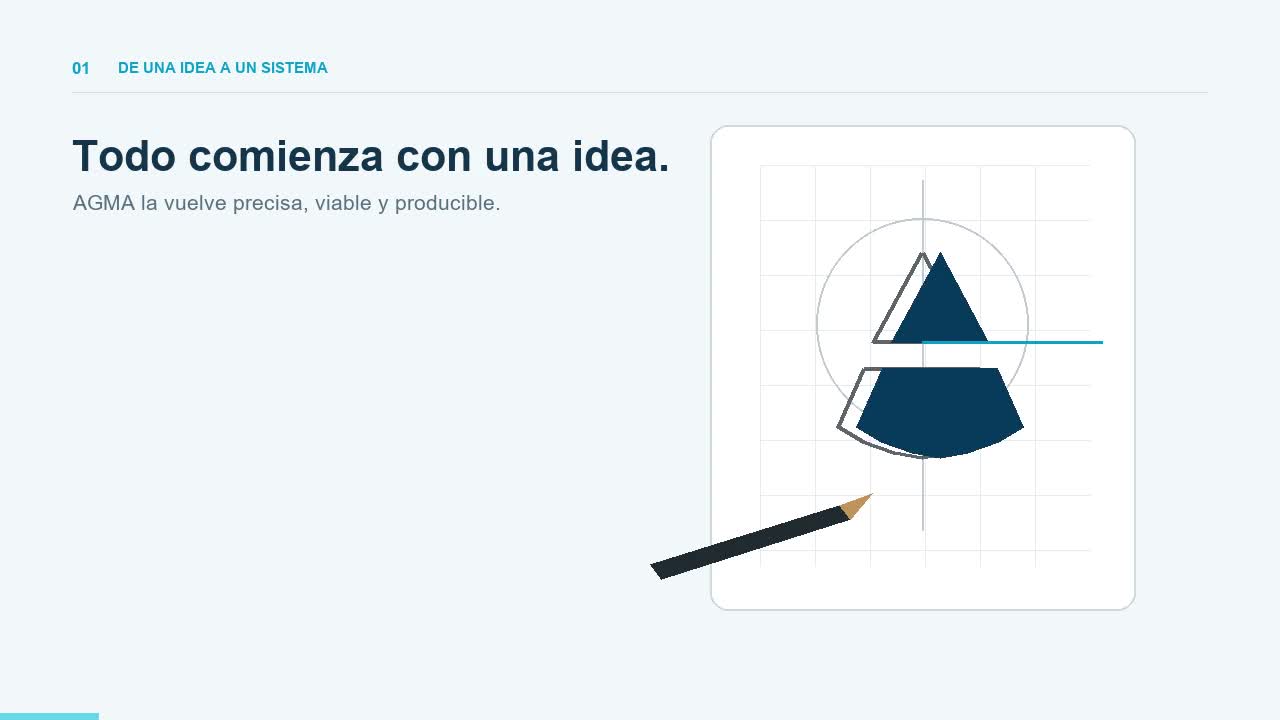 Construcción inicial de una pieza gráfica desde el boceto